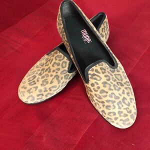 Leopard “smoker” slipon shoes
